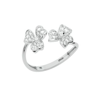 Floret Diamond Engagement Ring